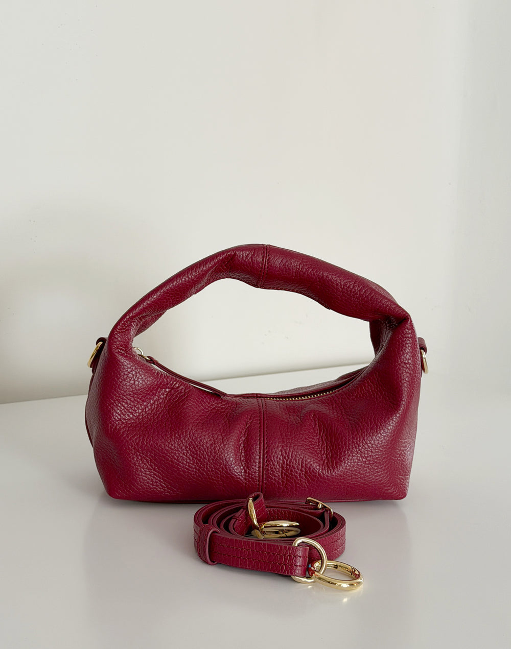 HYER GOODS micro everyday bag #color_cherry-red