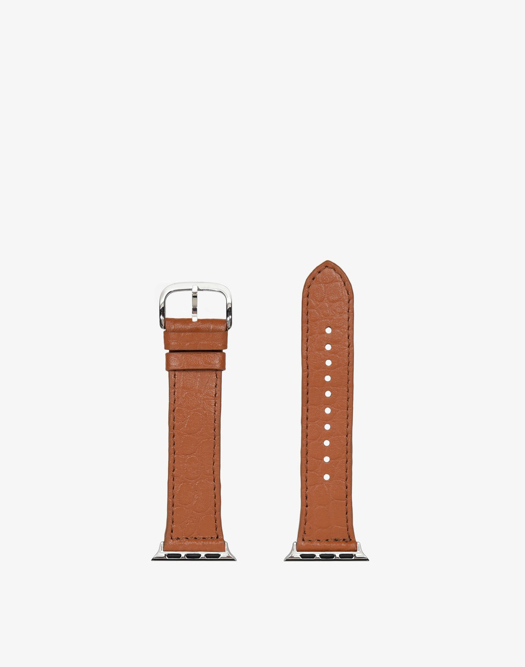 Hyer Goods recycled leather Apple Watch Band tan#color_tan-croc