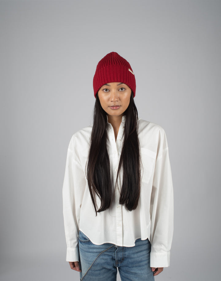 Hyer Goods_Beanie_Deep Red_#color_deep-red