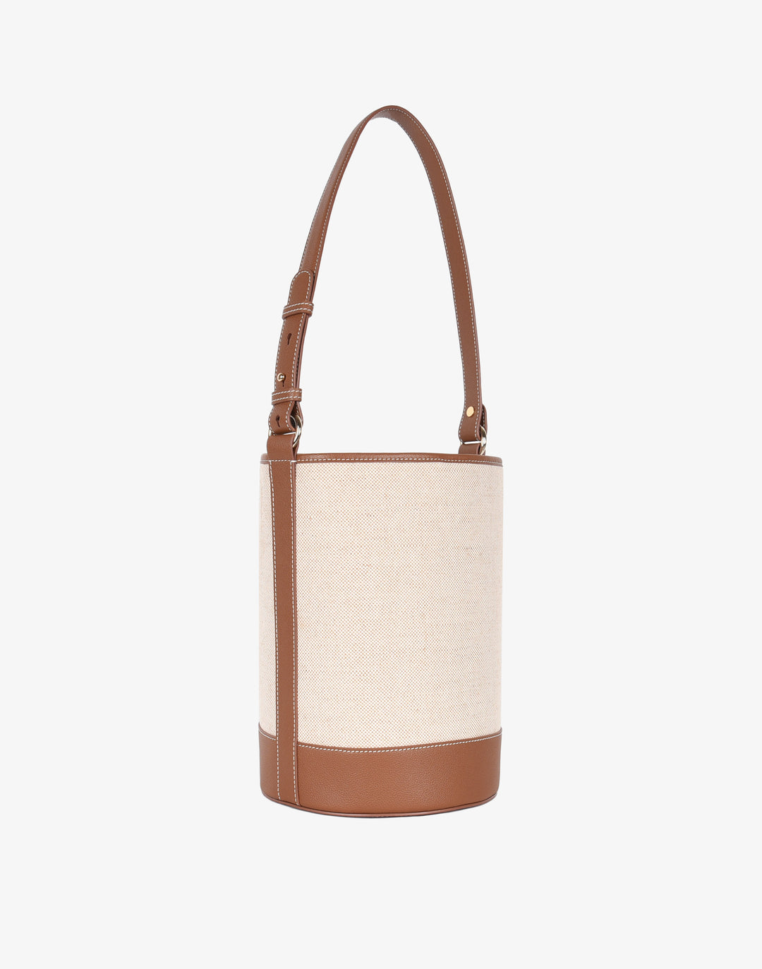 Hyer Goods cotton linen canvas Convertible Bucket Bag_linen tan#color_linen