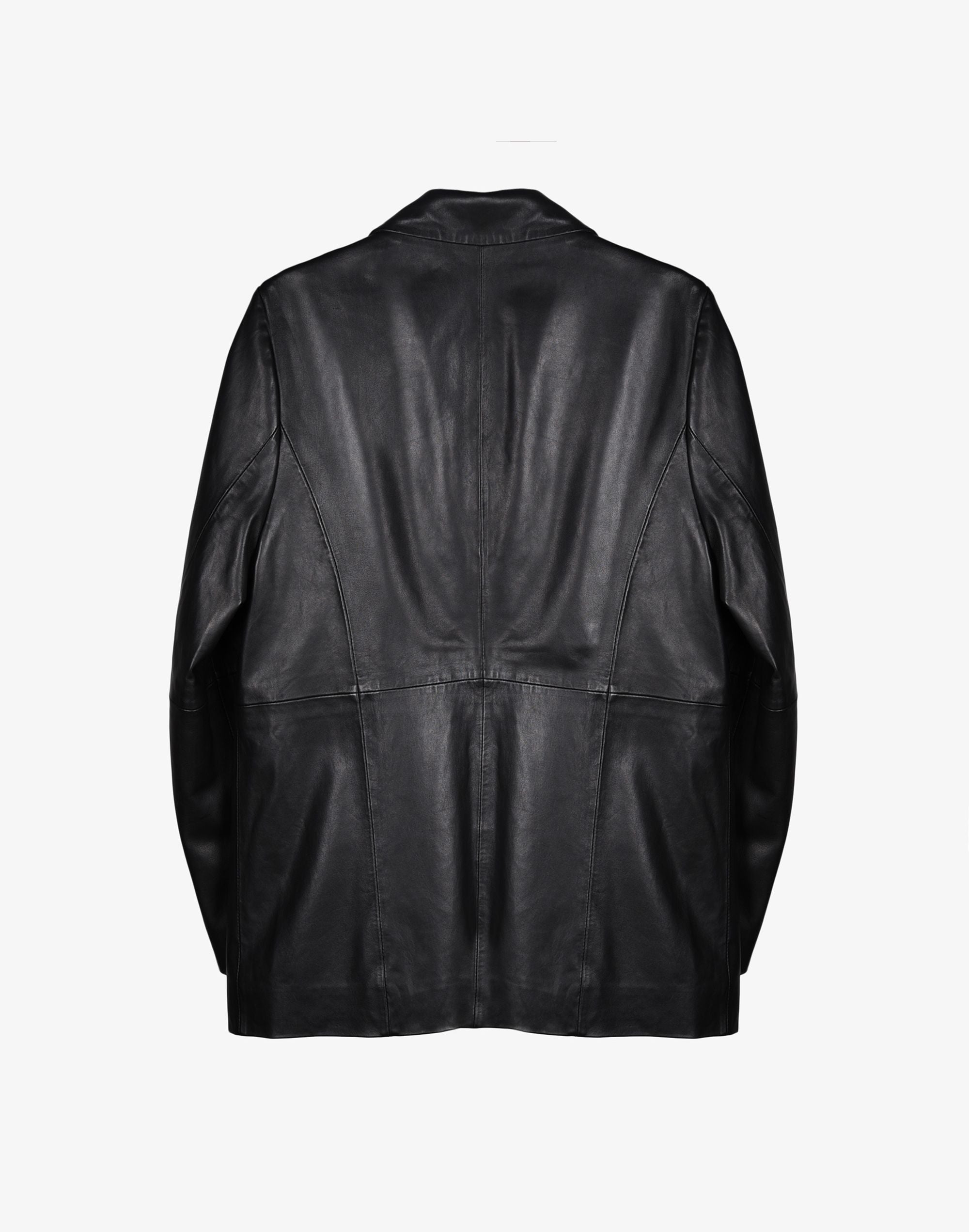 Deadstock Sustainable Leather Blazer | Hyer Goods