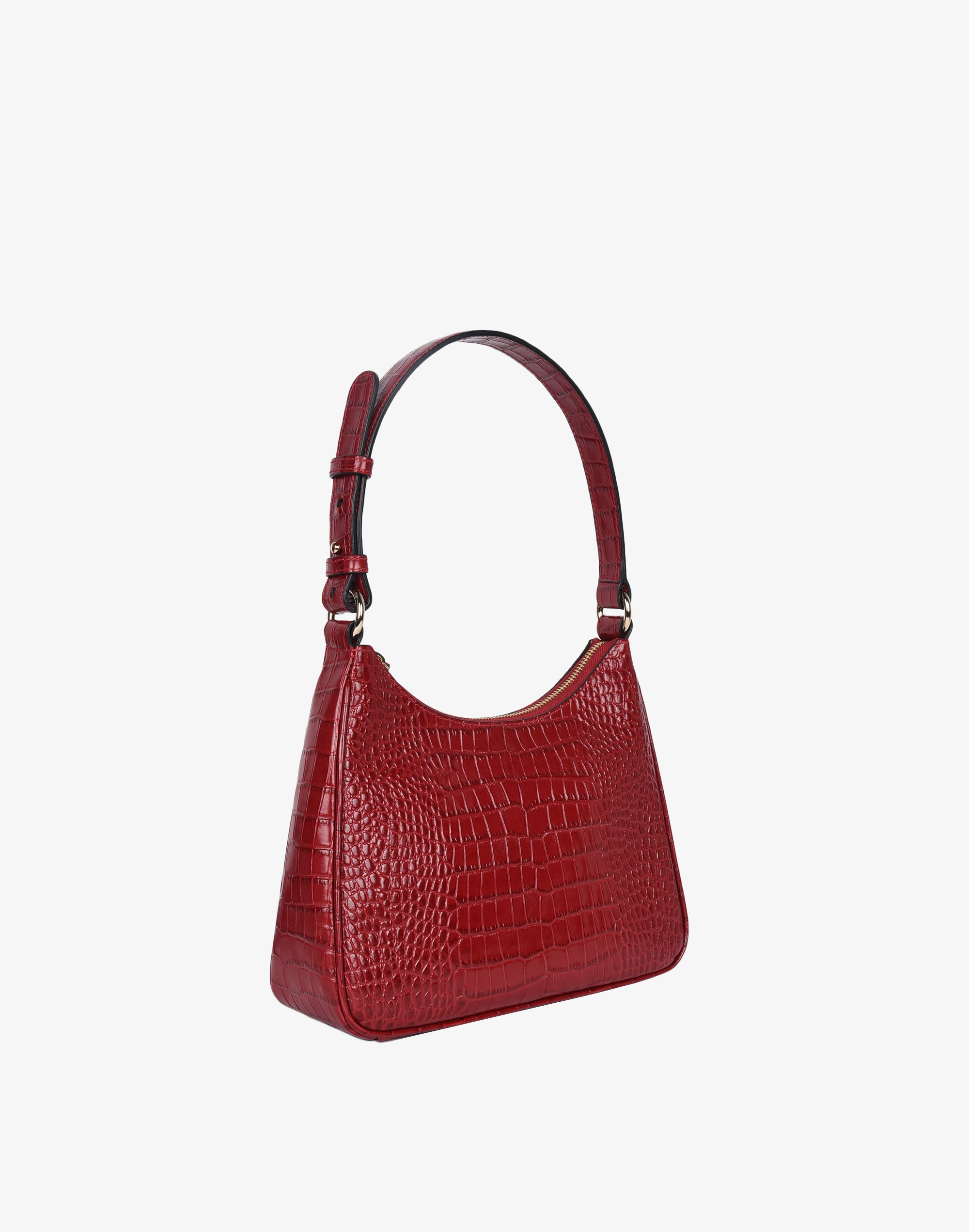 Red store shoulder bag