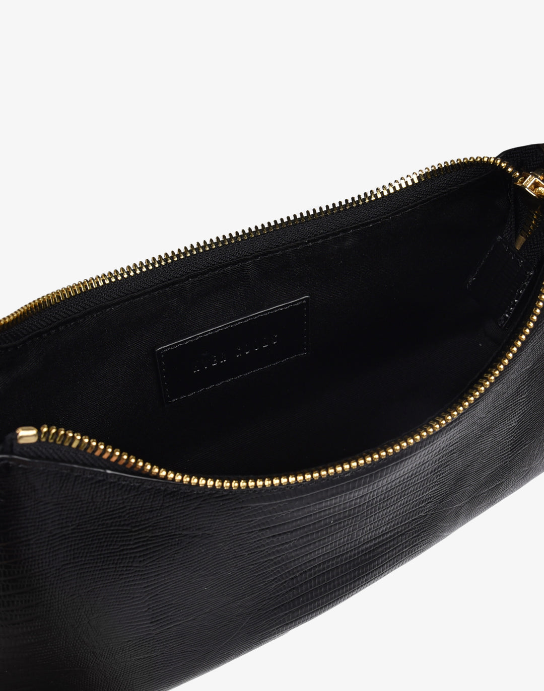 Black leather wallet/mini bag