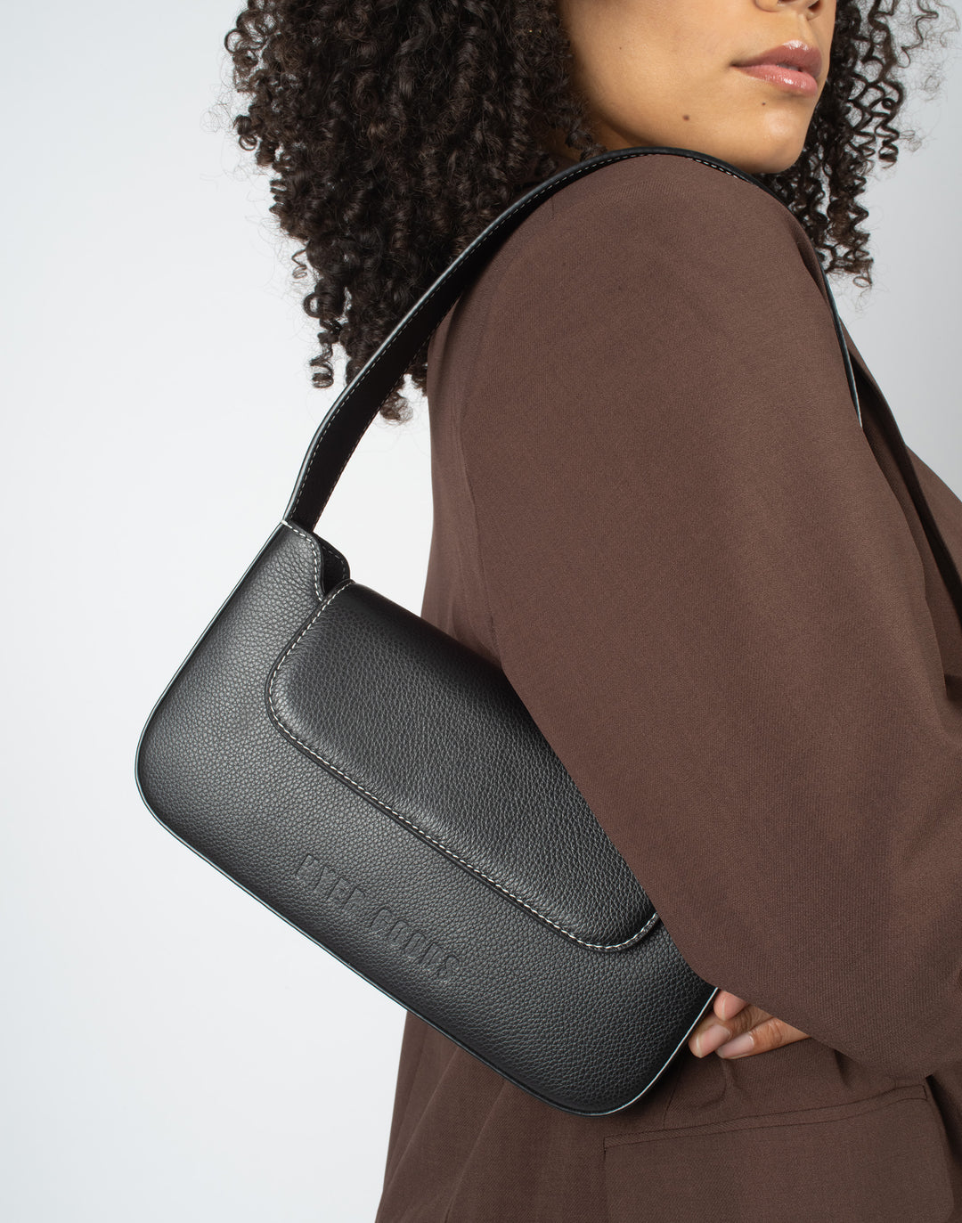 Hyer Goods Luxe Mini Shoulder Bag w/ Buckle