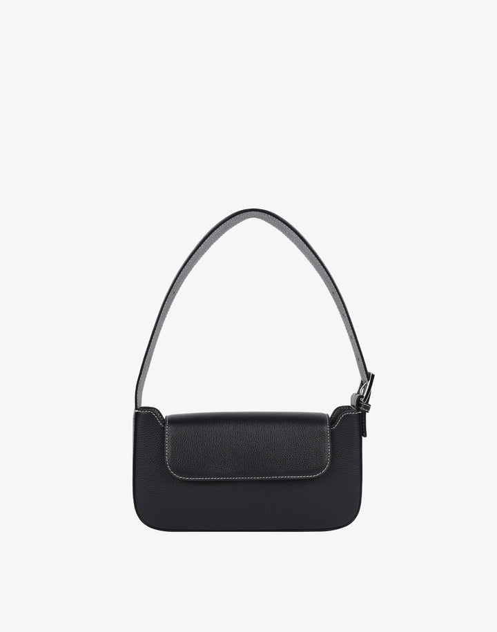 Loop Baguette Bag - Luxury Fashion Leather Black