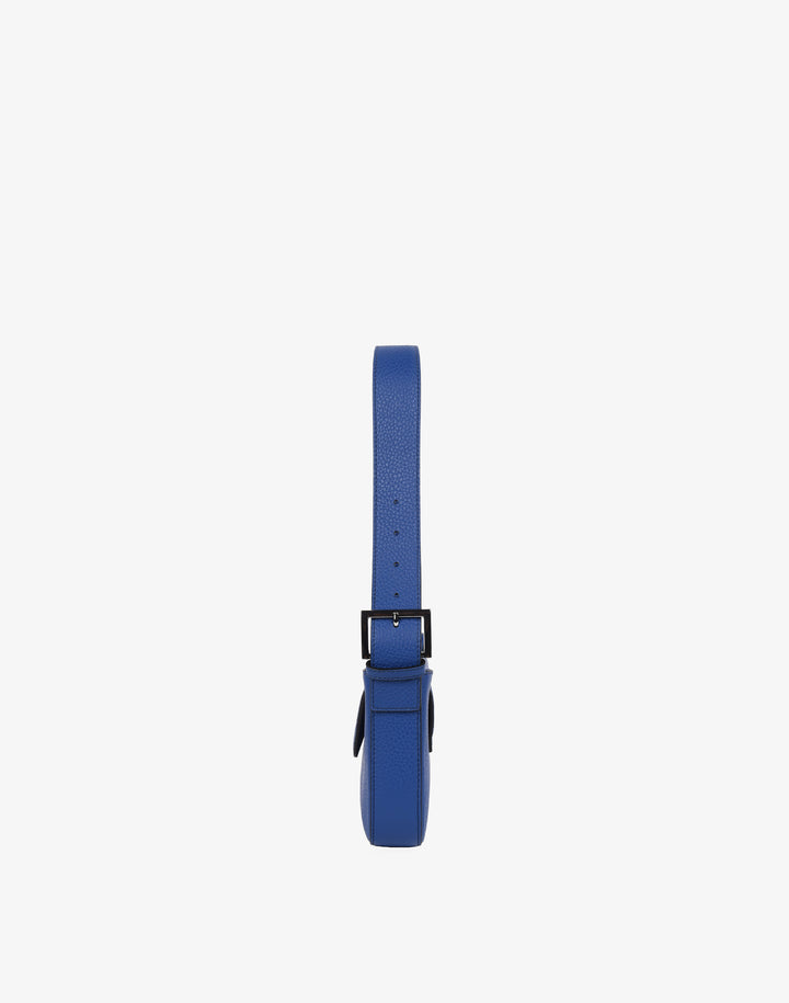 hyer goods 90s baguette shoulder bag with buckle cobalt blue#color_yves-blue
