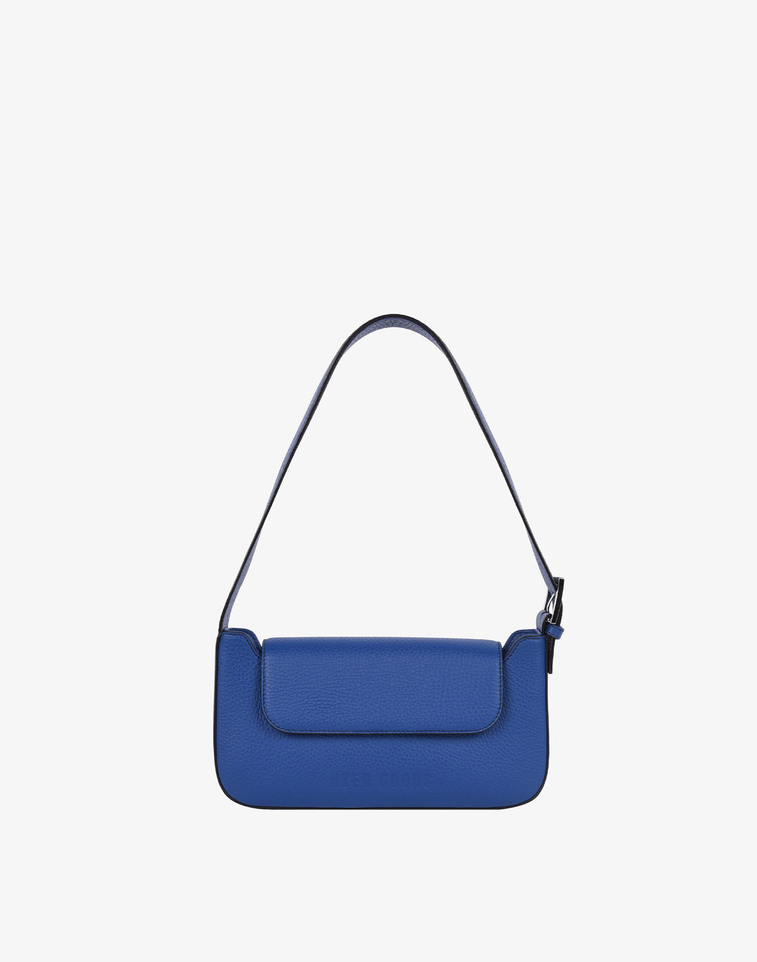hyer goods 90s baguette shoulder bag with buckle cobalt blue#color_yves-blue