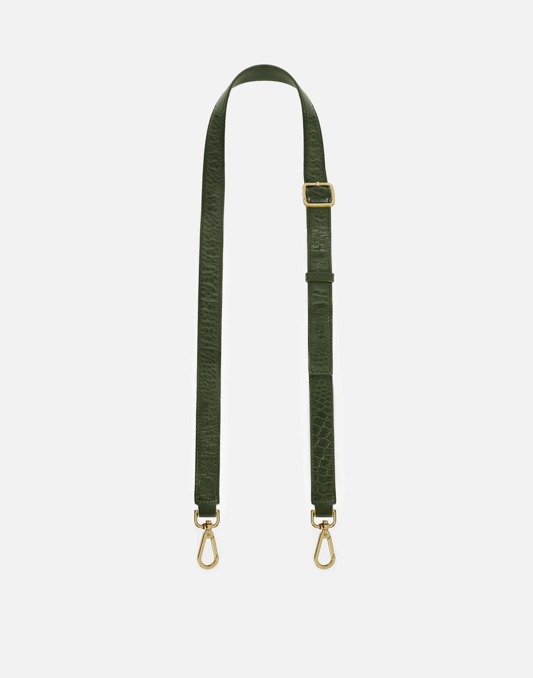 Crossbody Strap- Olive Croc - HYER GOODS